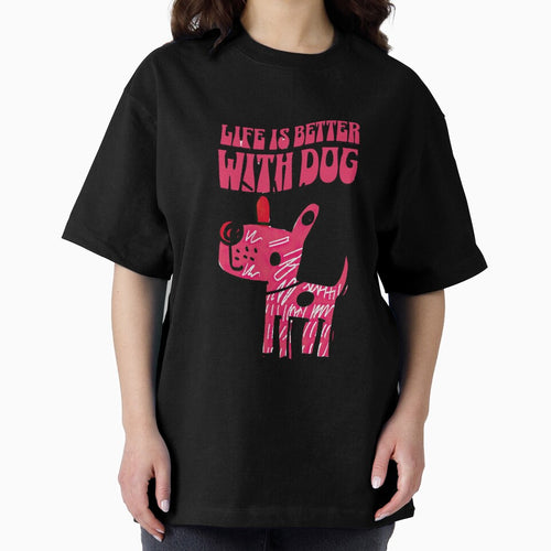 "Life Is Better with a Dog" – Heartwarming Pet Lover’s Design by Colorful-Garden