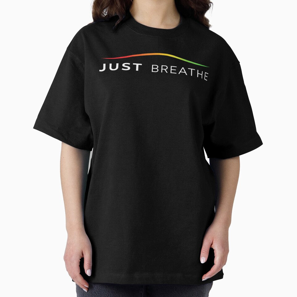 JUST BREATHE Minimalist Rasta Wave Design by WhyNotZuK