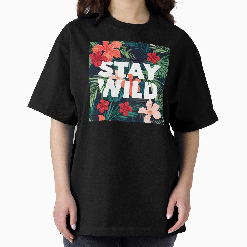 Stay Wild Tropical Print by kwillhoite