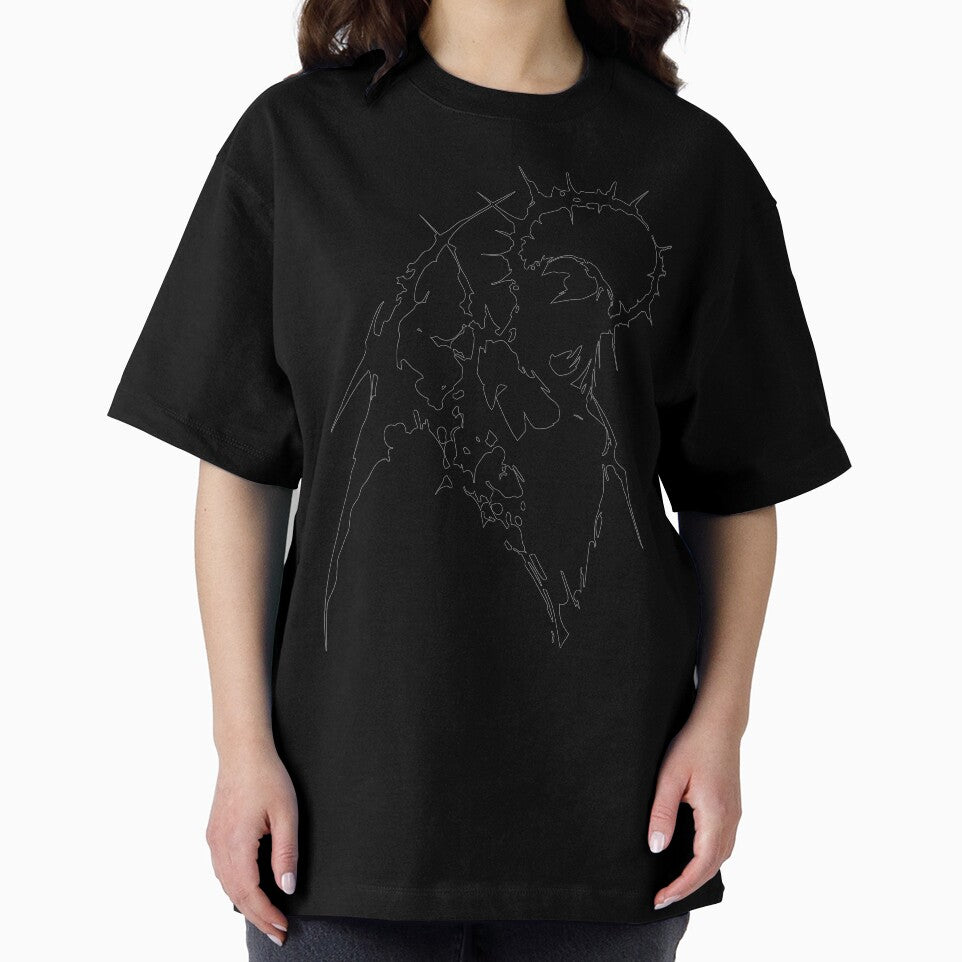 Abstract Gothic Crown – Y2K Grunge Streetwear by Dem0r