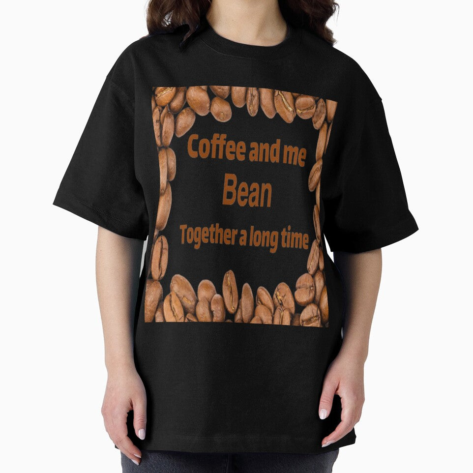 Me and coffee bean together funny illustration premium design by truemoneyman