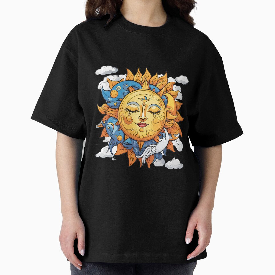 Celestial Harmony: Sun and Moon by muitee