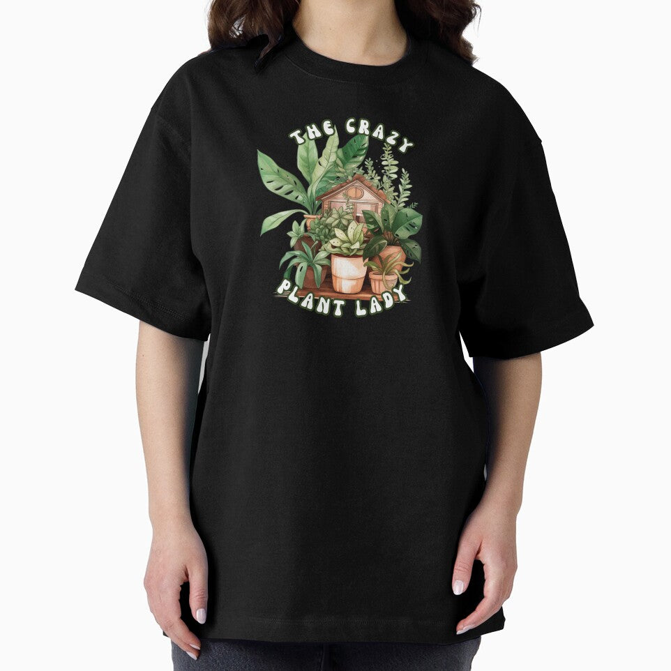 The Crazy Plant Lady T-Shirt | Earthy Boho Houseplant Tee by JT Digital