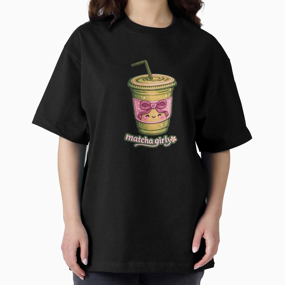 Just a Matcha Girly – Cute Coquette Style Matcha Tea by Artistusha