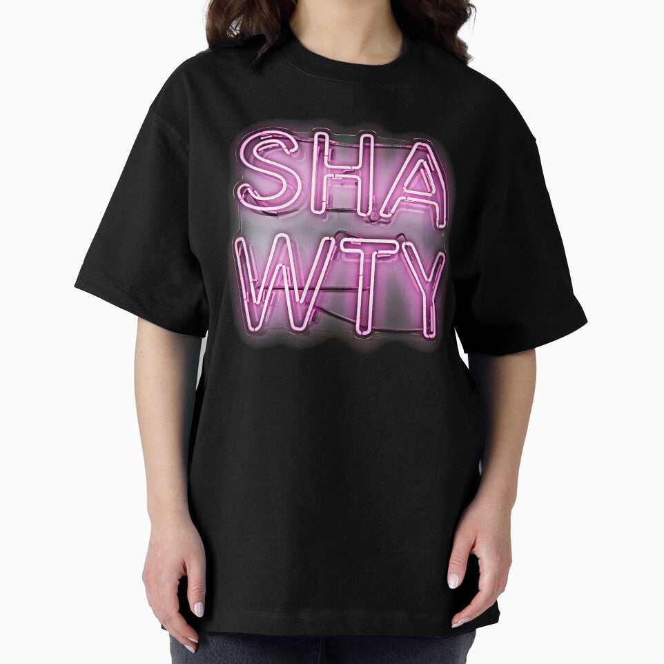 Shawty Neon Glow - Retro Urban Sign Art by ZingZest