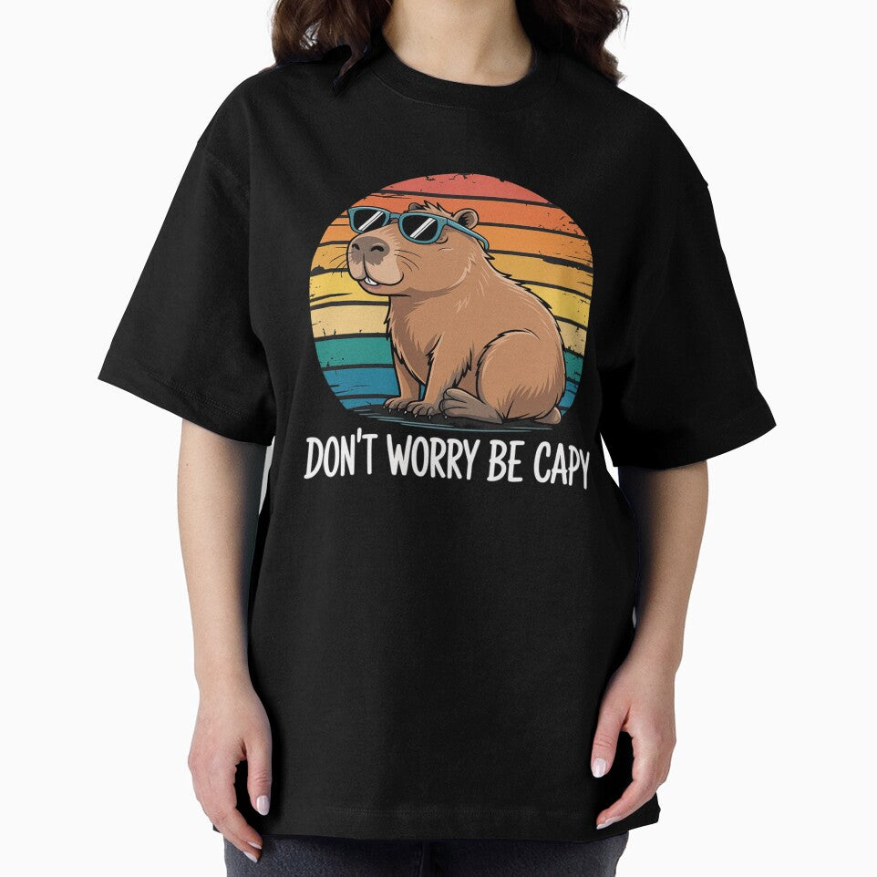 Dont Worry Be Capy Capybara by HaileyRobel