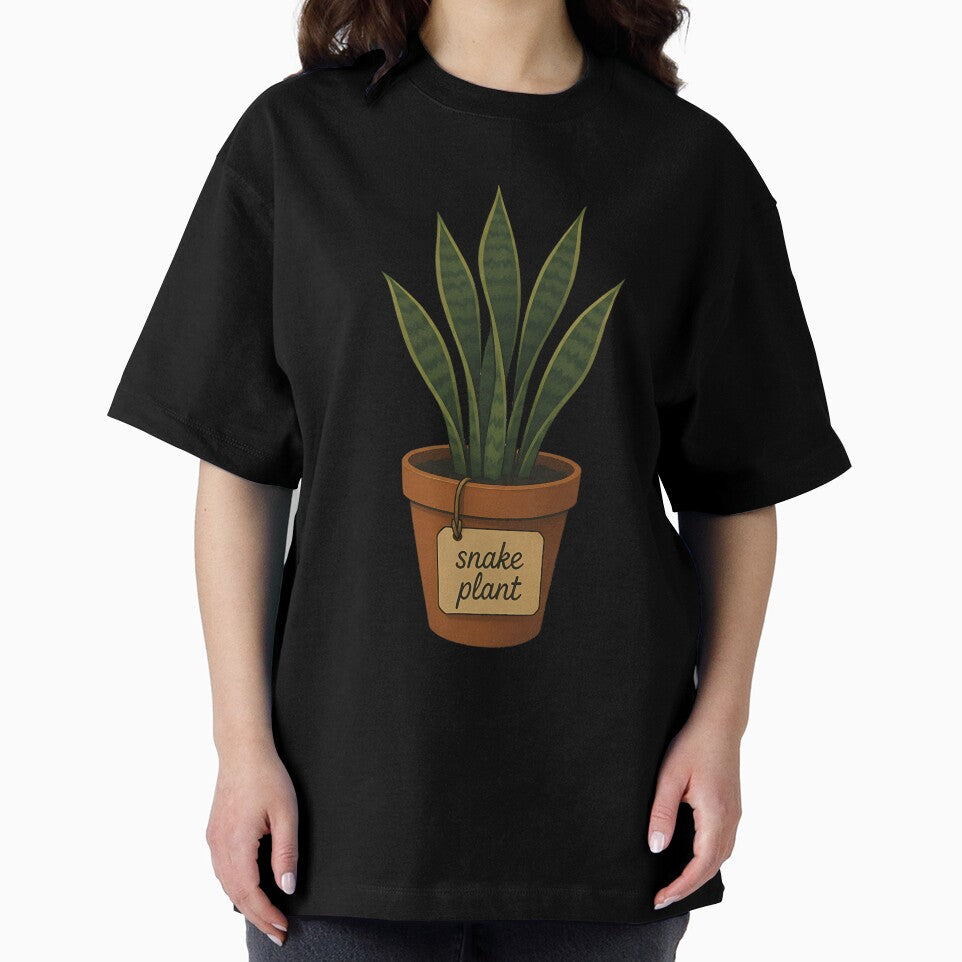 Potted Snake Plant Houseplant Botanical Illustration by k3rstman1