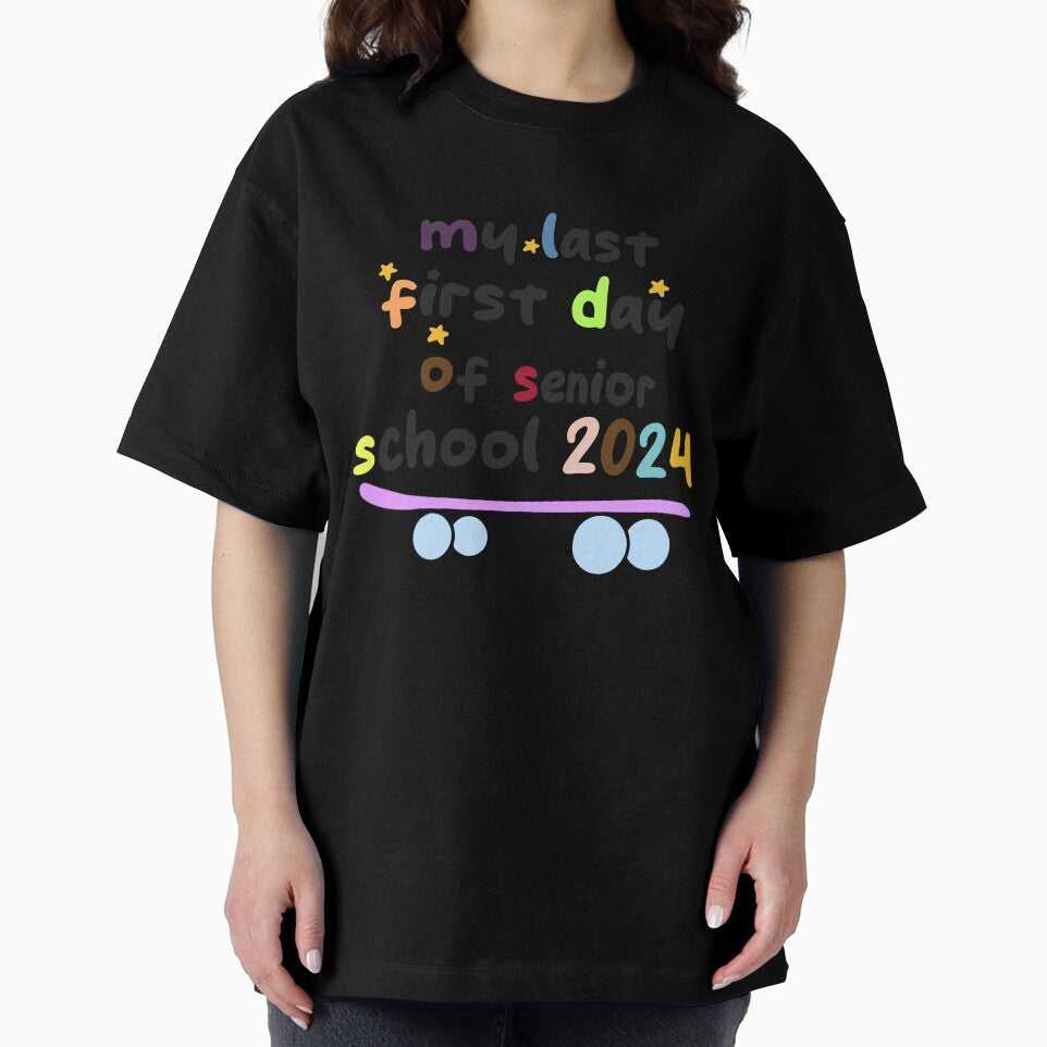 hummour sarcastic, my last first day senior 2024 everything is fine by TownDesigns