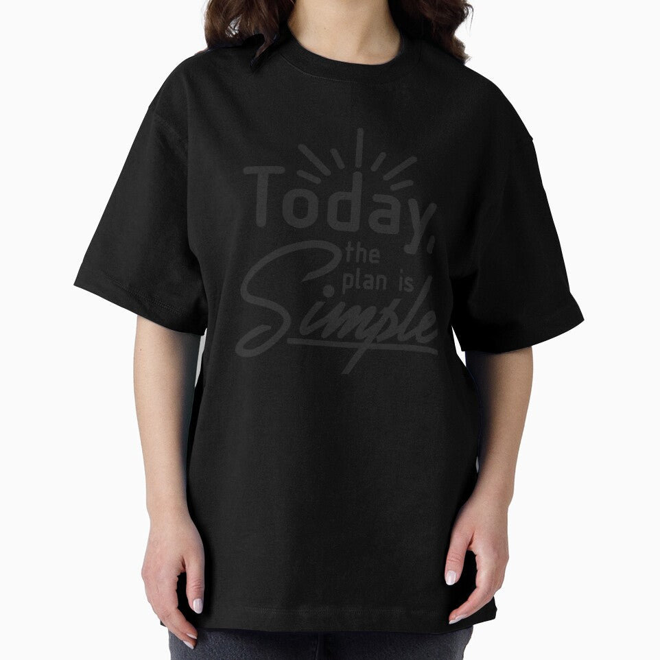 Today The Plan Is Simple Sticker (Black)- Ludwig by DanoDaManomo