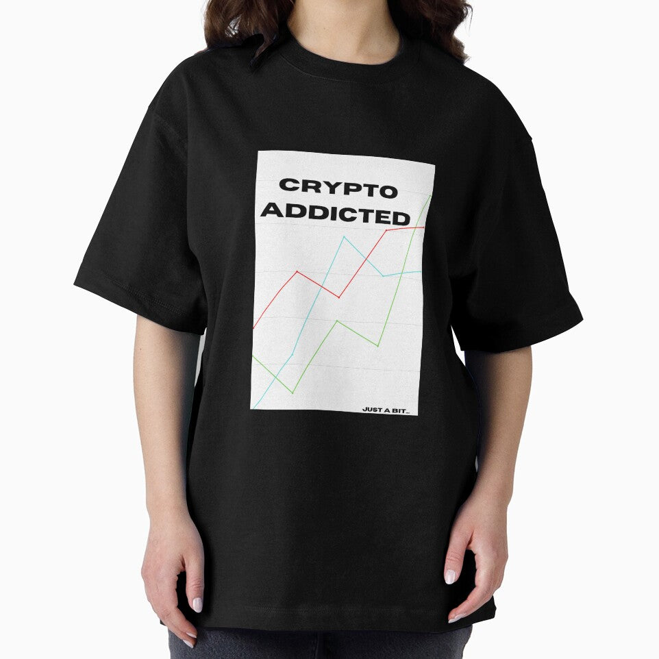 T-shirt mug sticker and more for crypto addicted by CarmenConsi