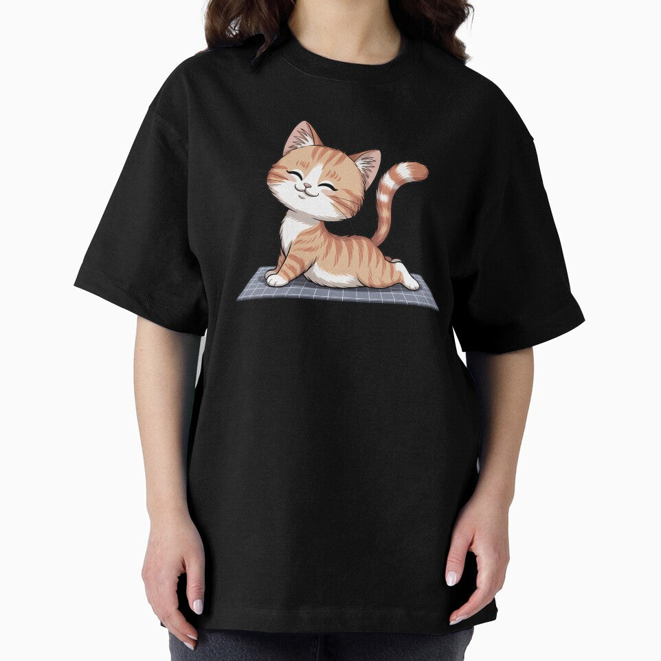 Exhale Cat Yoga by KD Merch
