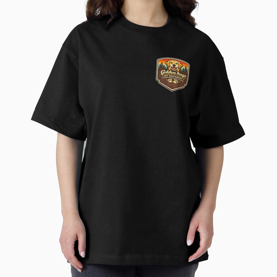 Golden Hugs Hit Different Golden Retriever Gift by WildVista