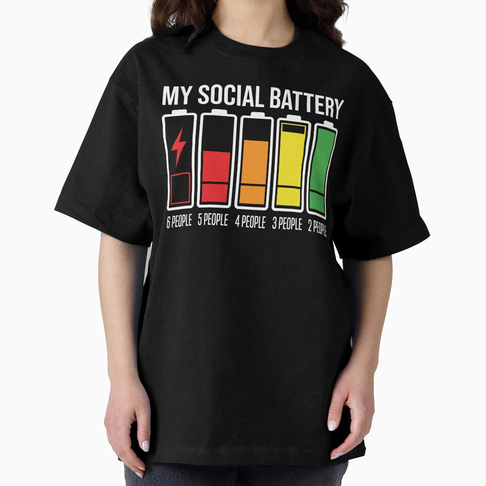 My Social Battery Low Energy Anti Social Introvert by Dressed For  Duty