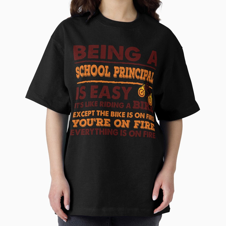 Being A School Principal Is Easy - Funny School Principal Quote Gift Idea For Men and Womens by Mmmm3344