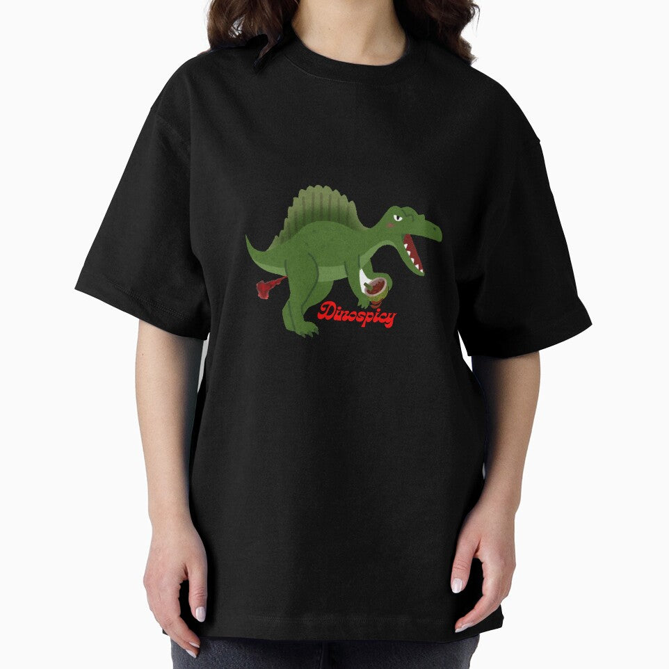 Dinospicy – Funny Spicy Dinosaur Illustration by Design by Anthony