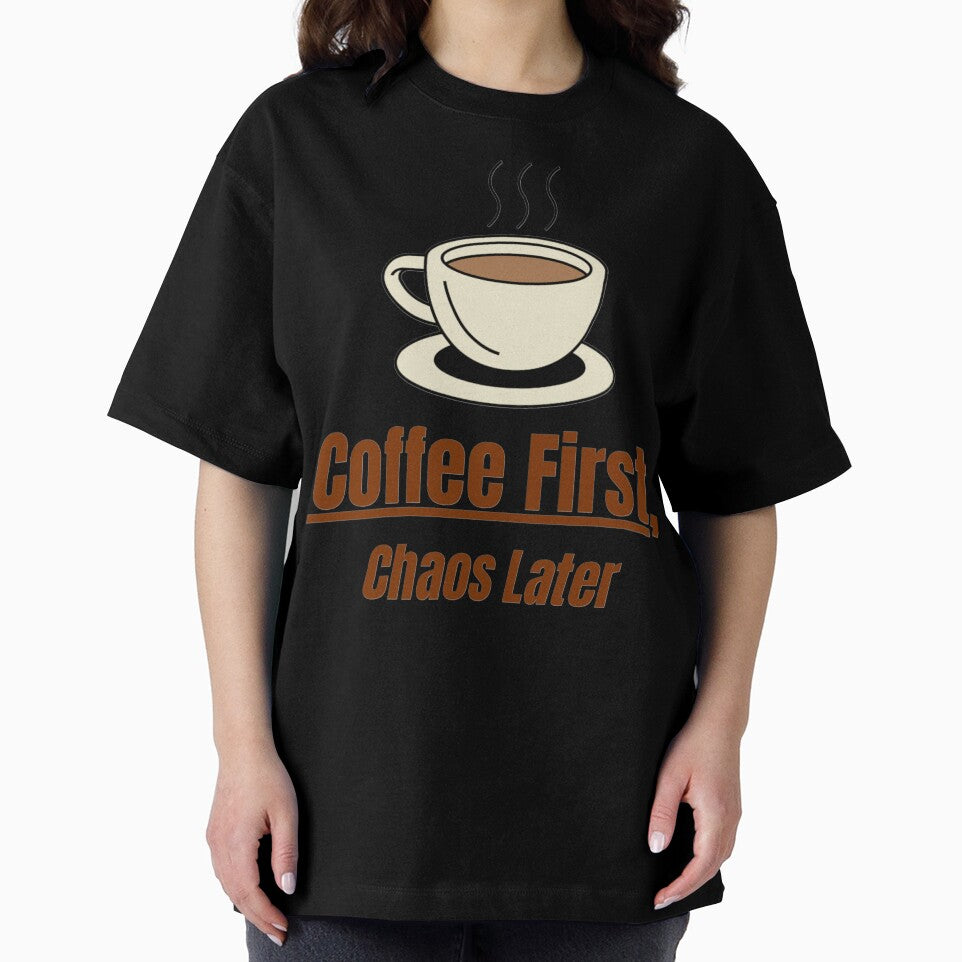 Funny Coffee Shirt for Caffeine Lovers by Quirky Creations