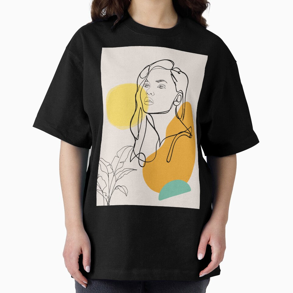 Women portrait, one line art by Agha-Arts