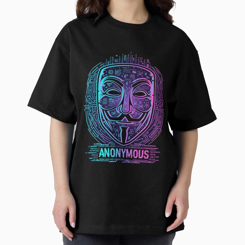 Glitch Mask Hacker Anonymous Shirt by KurtByteStudio