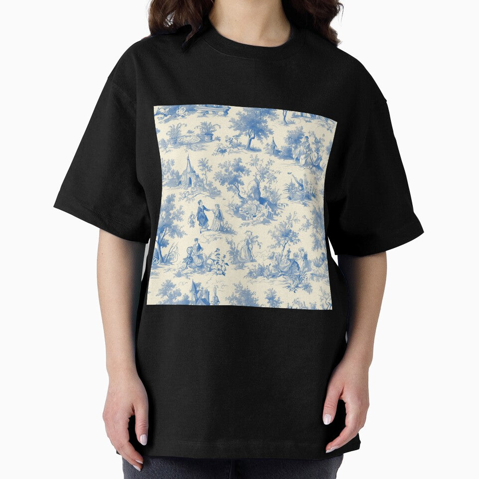 Blue French fabric pattern 001 by emilykang