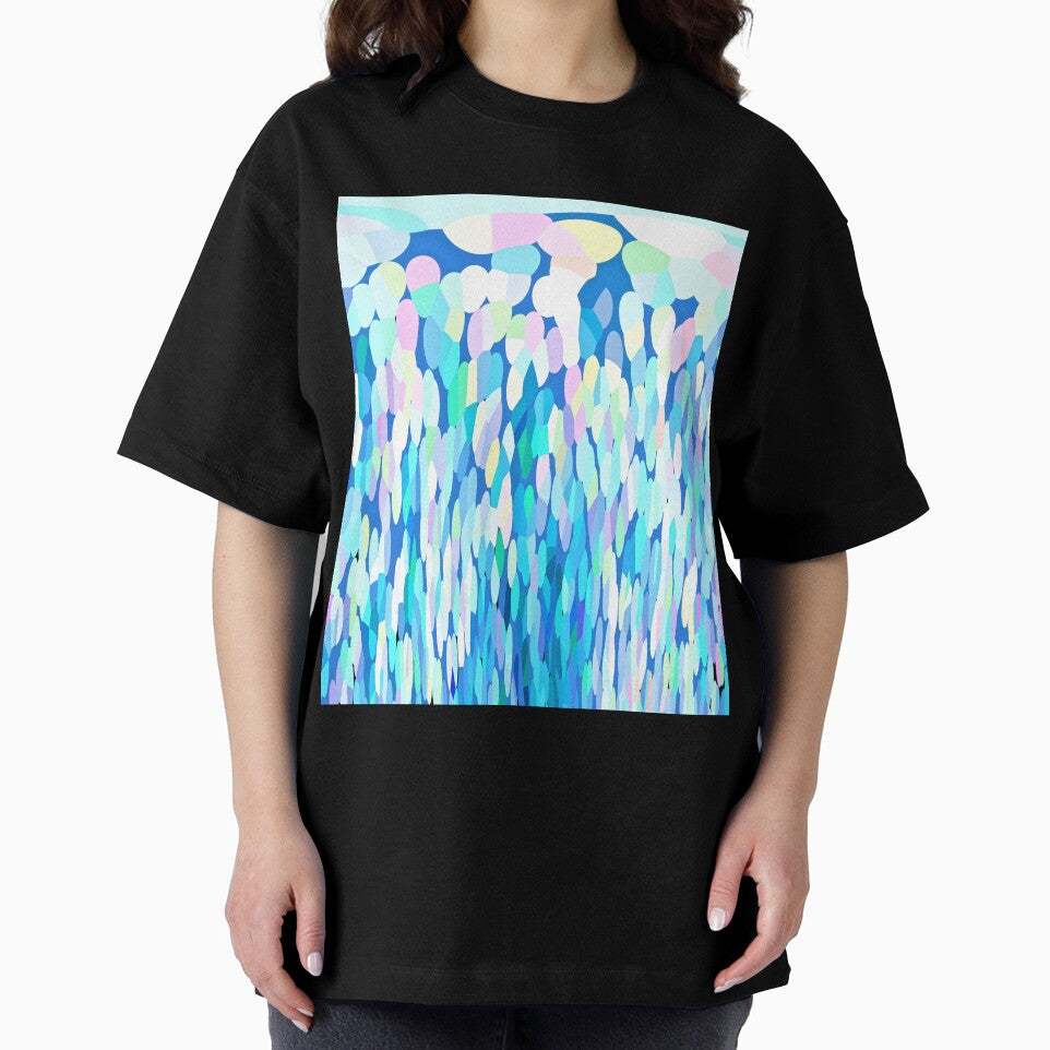 Cotton Candy Abstract Art by Overthetopsm