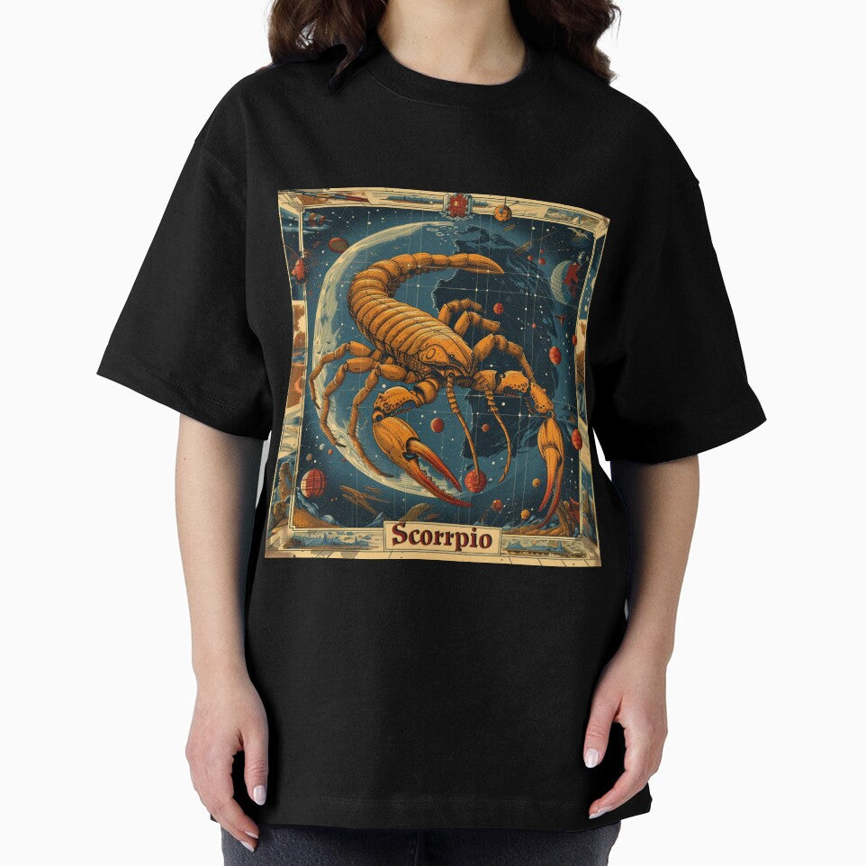 Vintage SciFi Style Scorpio Zodiac Sign by AiHead