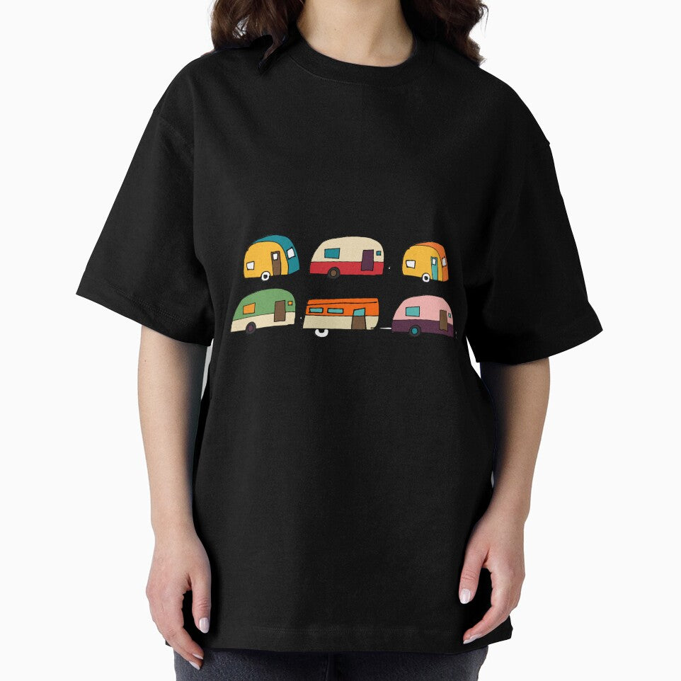 Retro Campers Teal #Midcenturymodern by susycosta