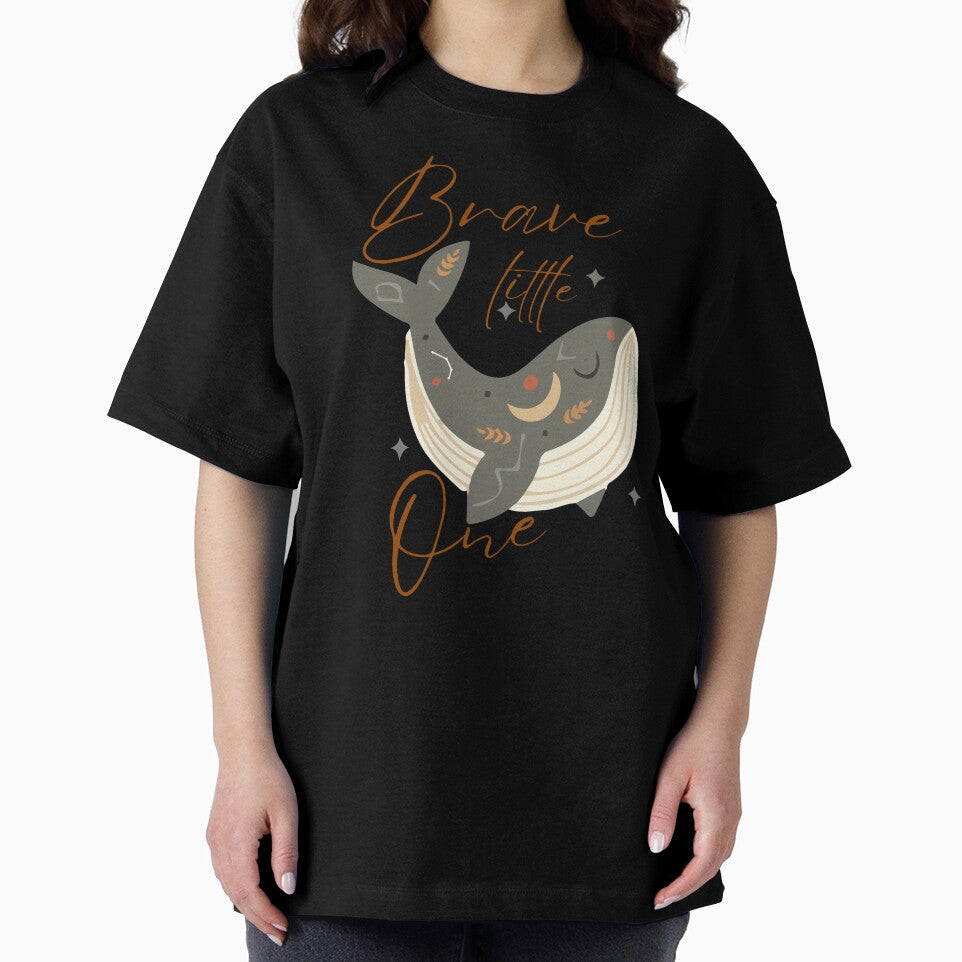 Boho Whale Brave Little One by Twist & Print