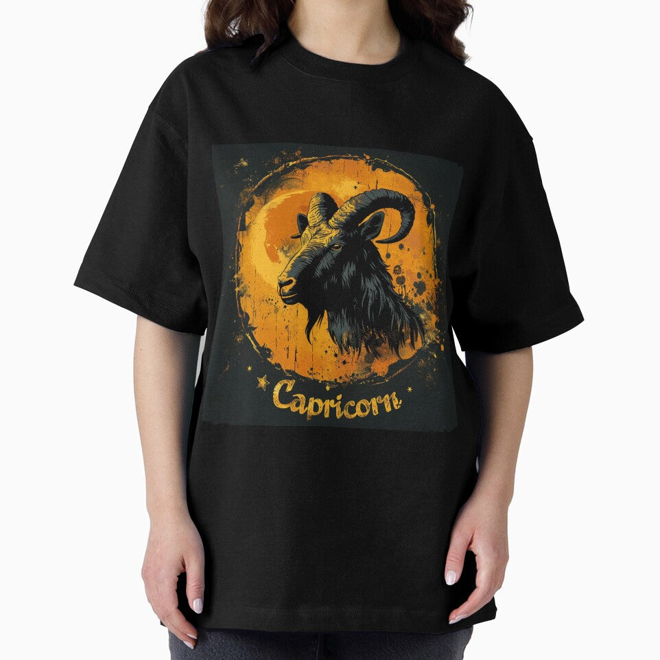 Grunge Style Capricorn Zodiac Sign by AiHead