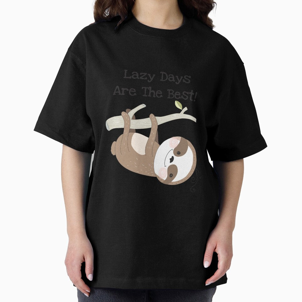 Cartoon Animals Sloth Lazy Days are Best by peacockcards