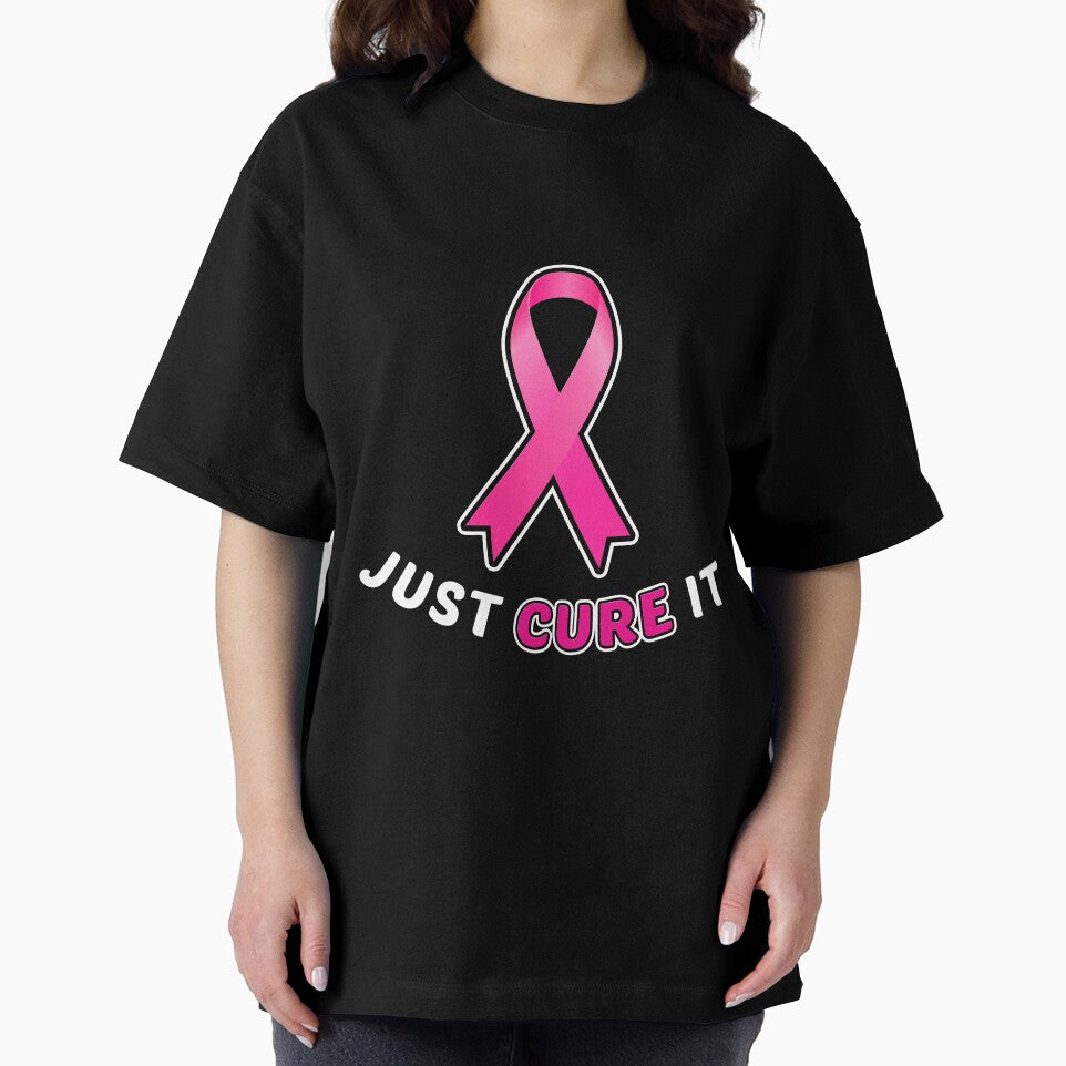 Just Cure It Breast Cancer Awareness T-Shirt by AllStarMerch