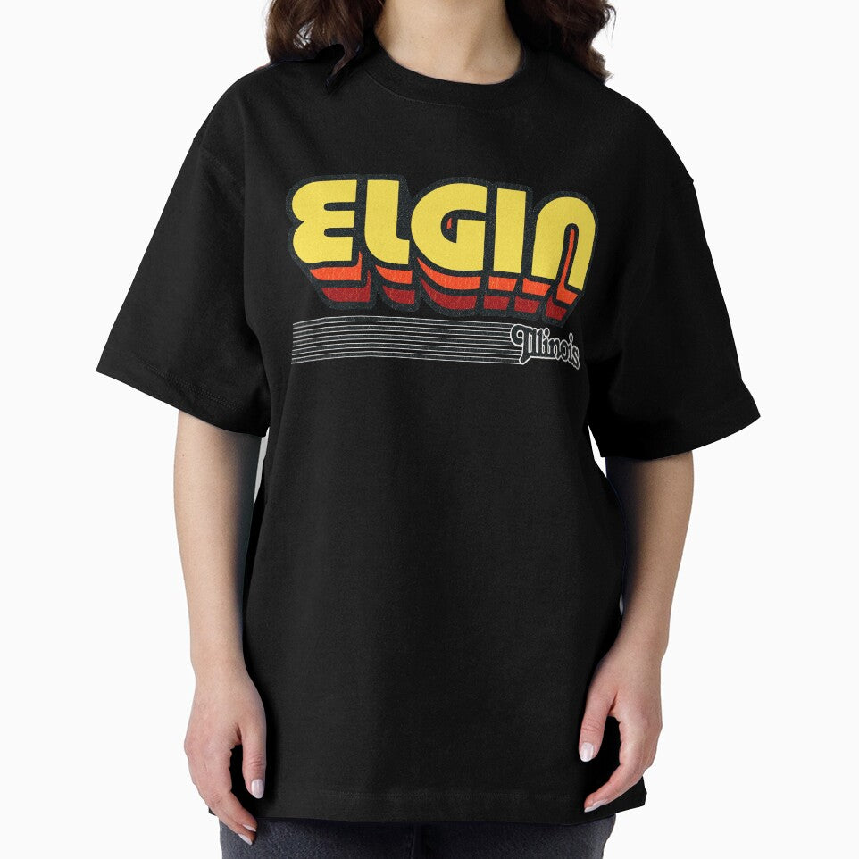 Elgin, Illinois | Retro Stripes by retroready