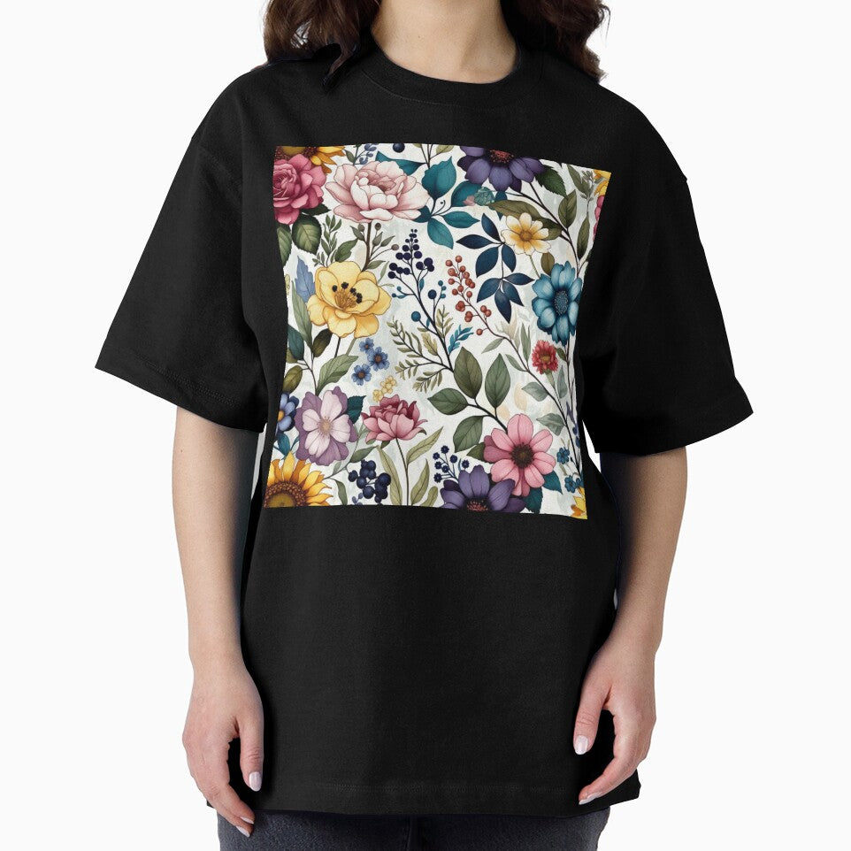 Luxury Boho Flowers Pattern – Pastel Gold Wildflower Garden by GuffyGlowVault