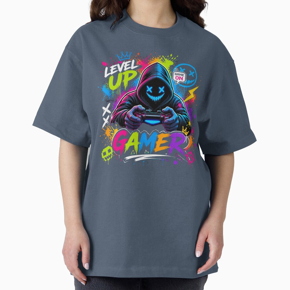 Level Up Gamer Graffiti Mascot by AgnesB77