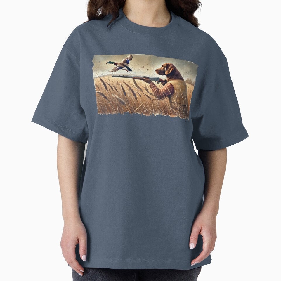 Hunting Dog with Shotgun Surreal Art by AwesomeBeyondLimits