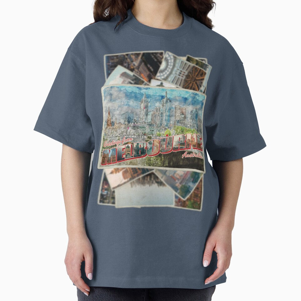 Greetings from Melbourne in Australia Vintage style retro souvenir by DeveloperProp0