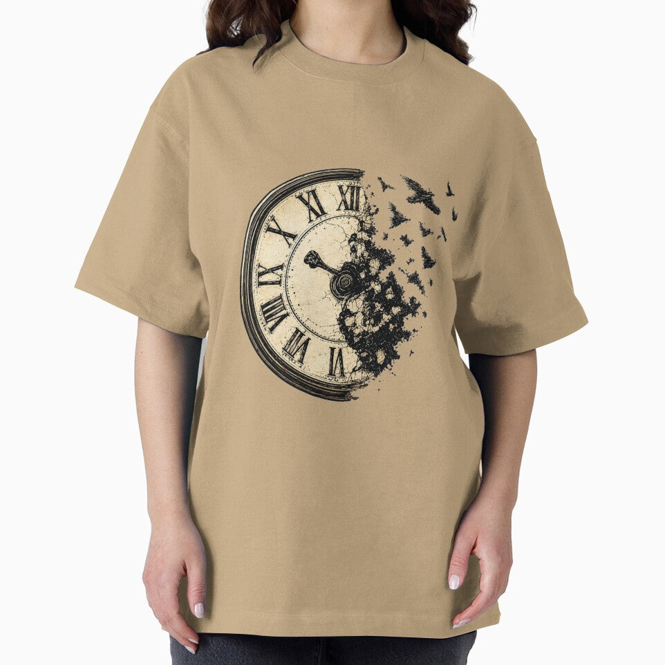 Abstract Dissolving Antique Clock Time Art by GoldenPetalAma
