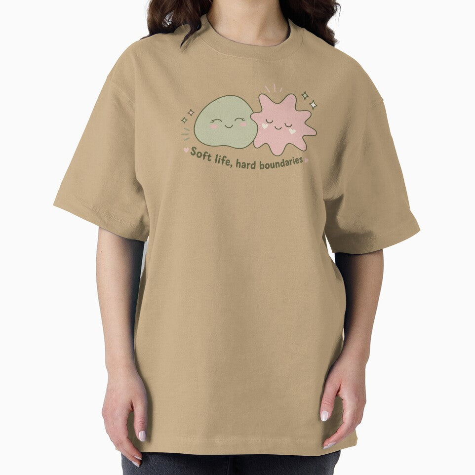 Soft life, hard boundaries Graphic Design – Wellness / Life Humor by GallaresDesign