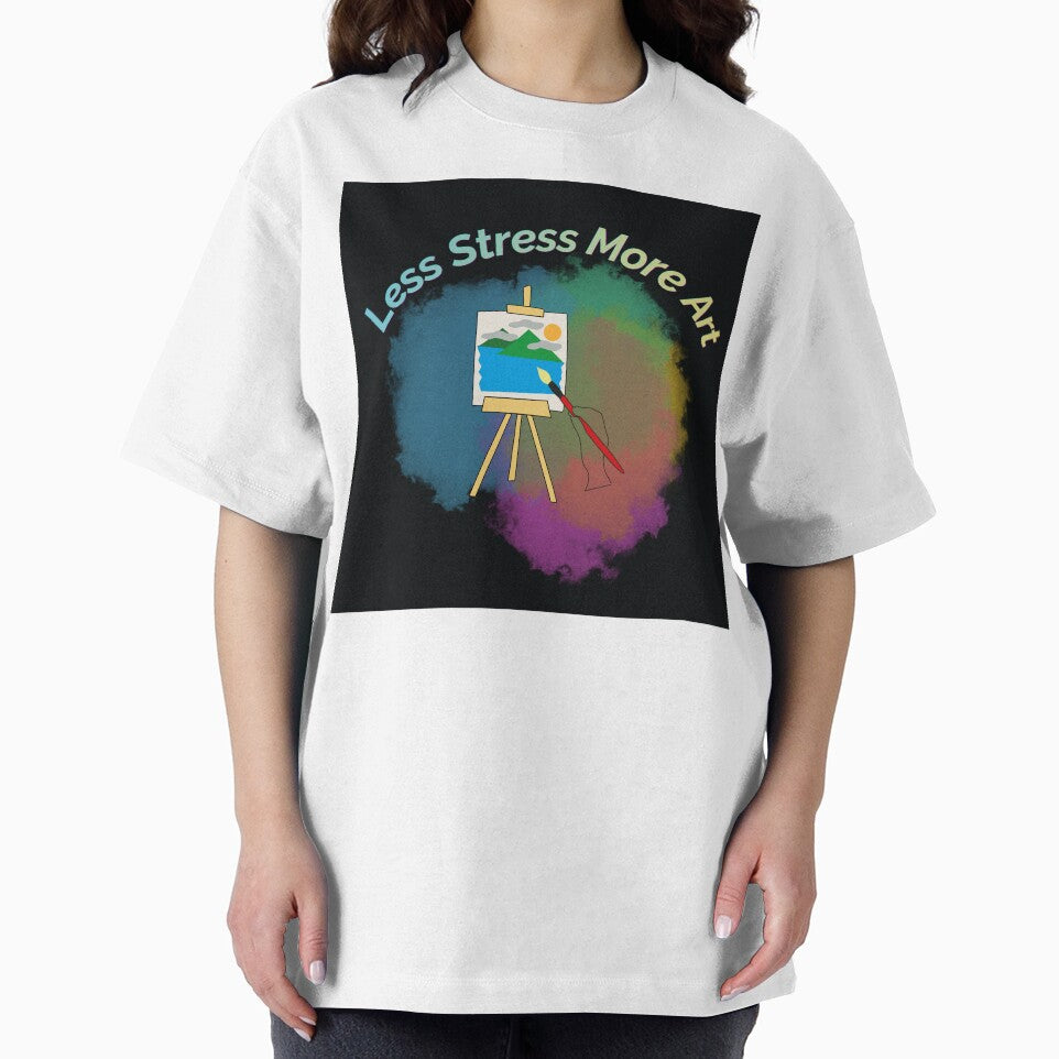 Less stress more art creative quote design by Krishnacre8