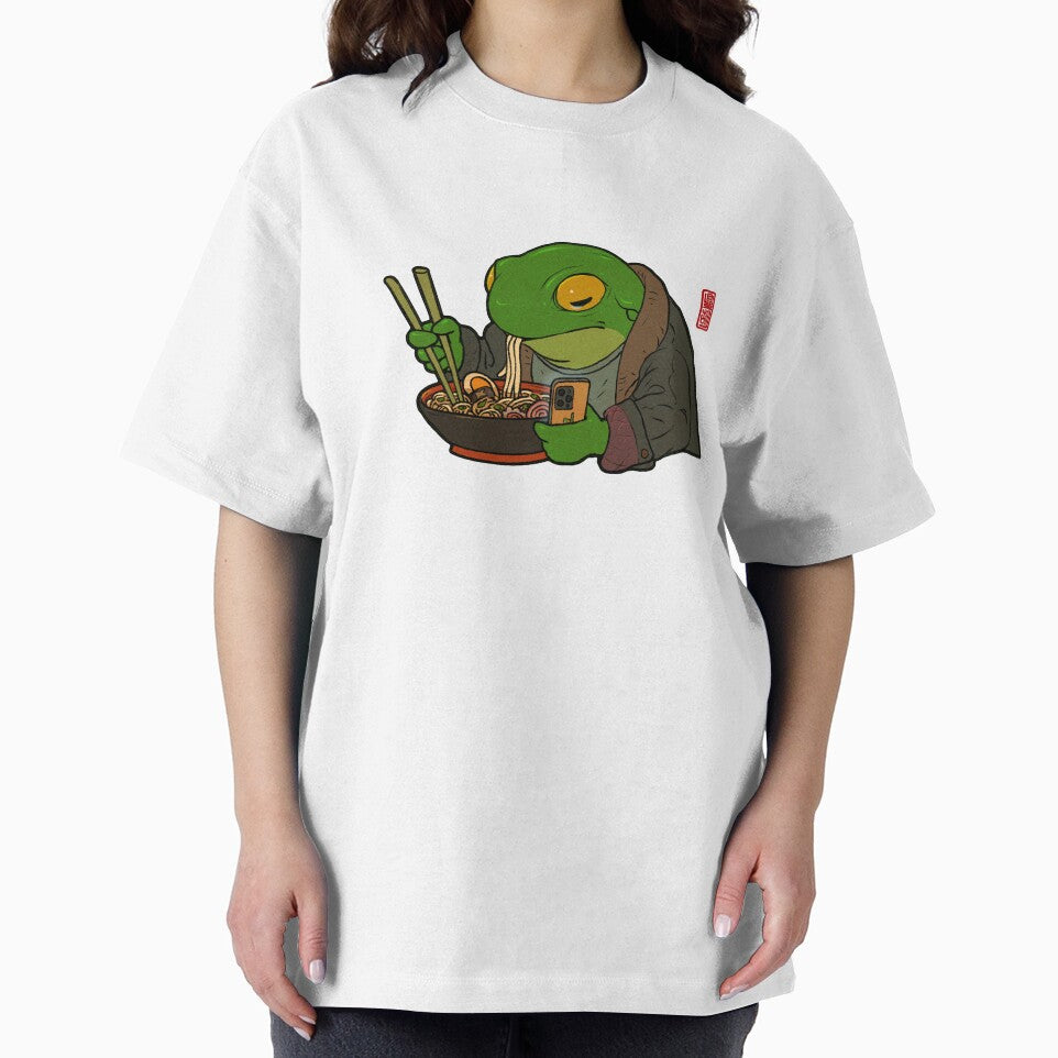 Ramen Lover Frog by DingHuArt