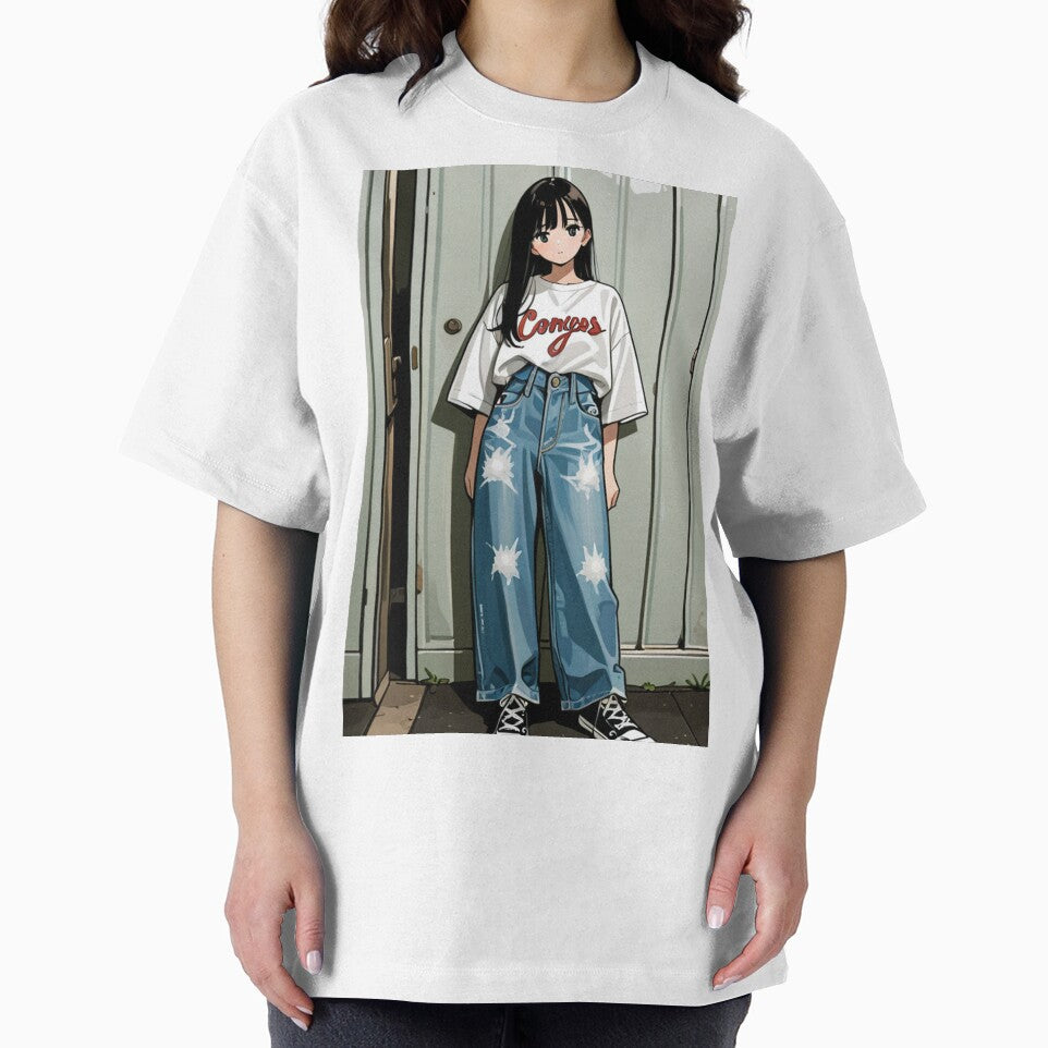 Casual Fashion - Young woman in relaxed outfit by AnimeShin
