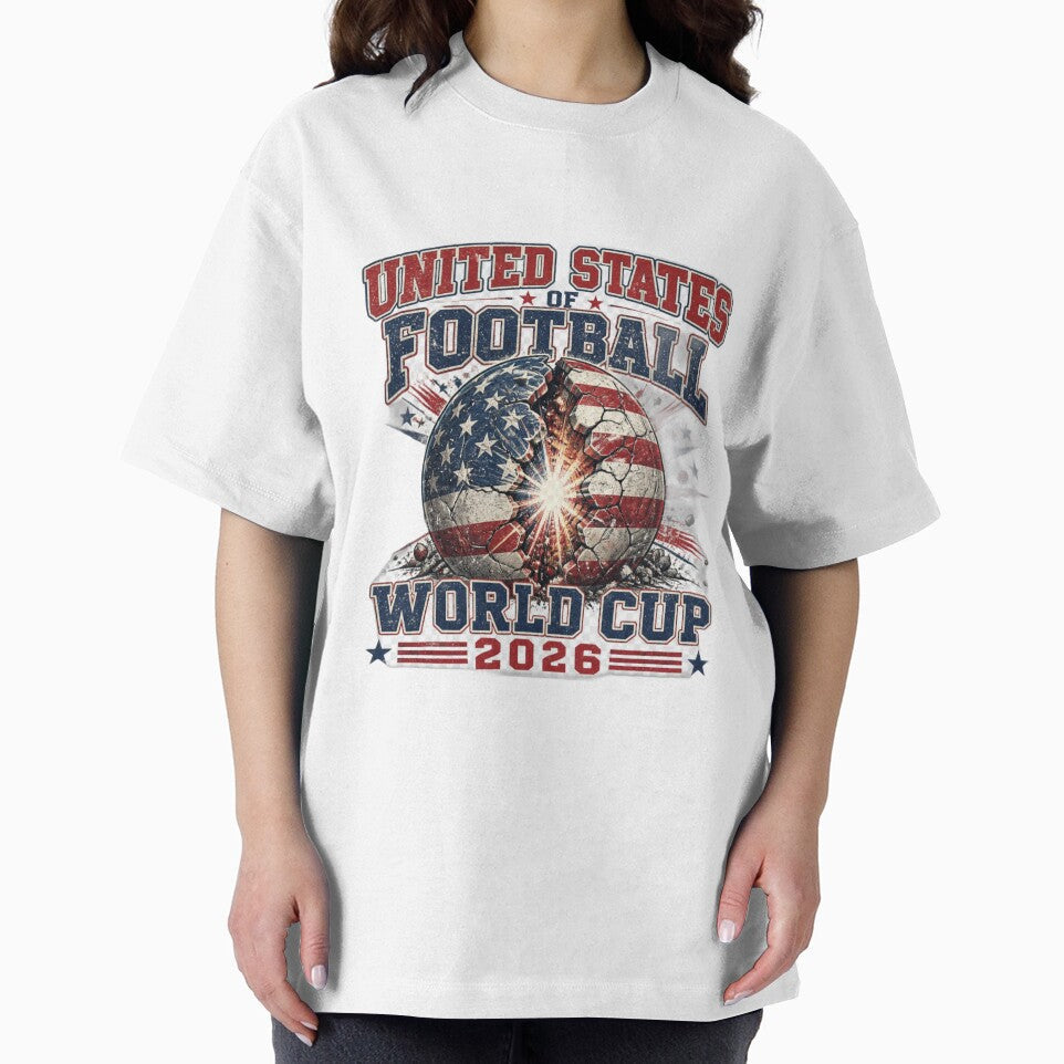 United States of Football — USA World Cup 2026 Fan by The96Minutes Unisex , , , Long Sleeve Tee