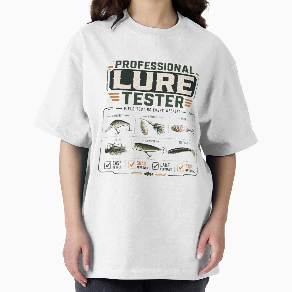 Professional Lure Tester Funny Fishing Tackle Design by 404CLOTHINGG
