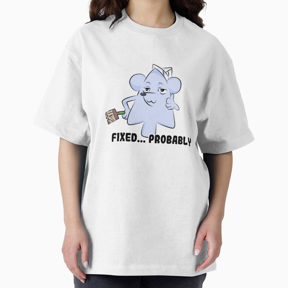 Fixed... Probably | Funny Coding Mouse for Developers by Creatory.studio