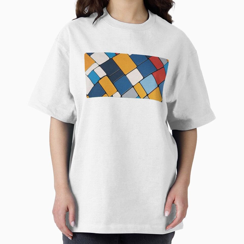Colorful Tiles by AlxVel Unisex , , , Long Sleeve Tee