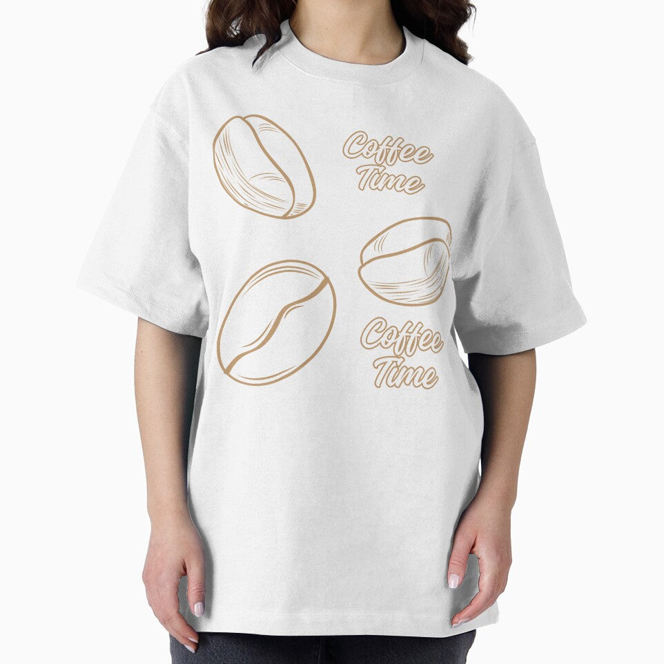 Coffee Time Beans Line Art Retro by Lorens Designs