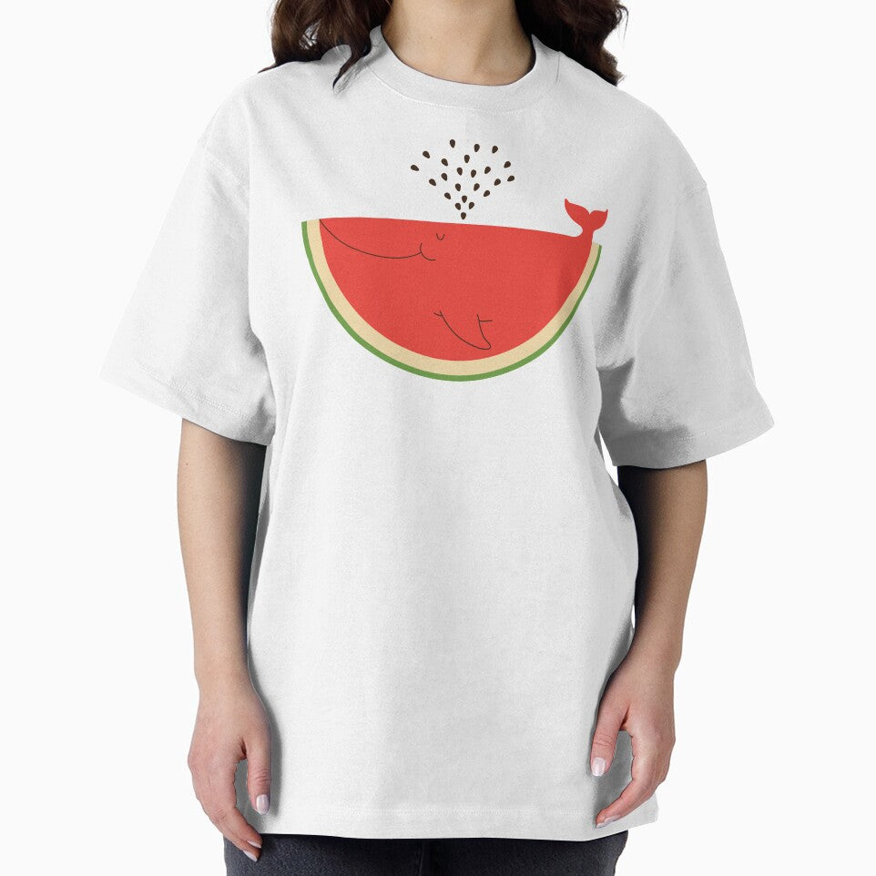 Watermelon Whale by ilovedoodle