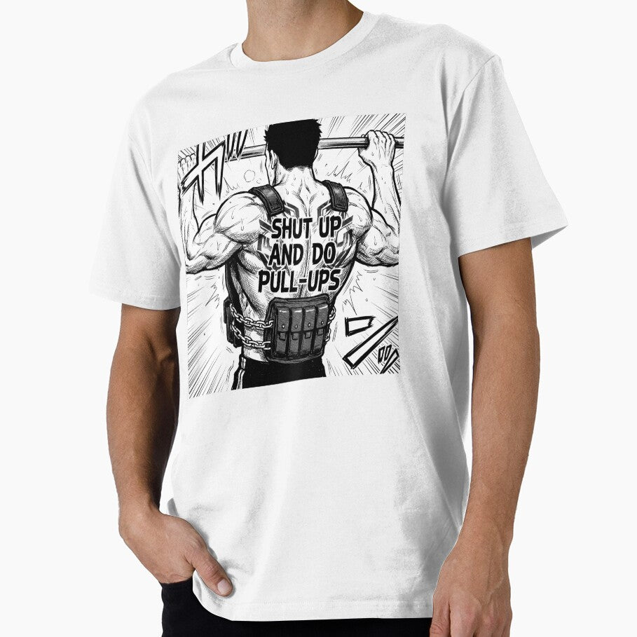 SHUT UP AND FO PULL-UPS by Noexcusesstore