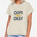 Oops But Okay Cute Retro Quote by 0606PM
