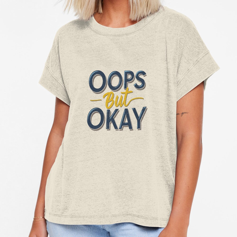 Oops But Okay Cute Retro Quote by 0606PM