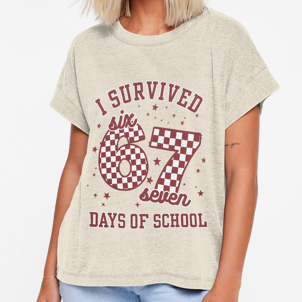 Survived Sixty Seven Days School Funny Student Triumph by cerima